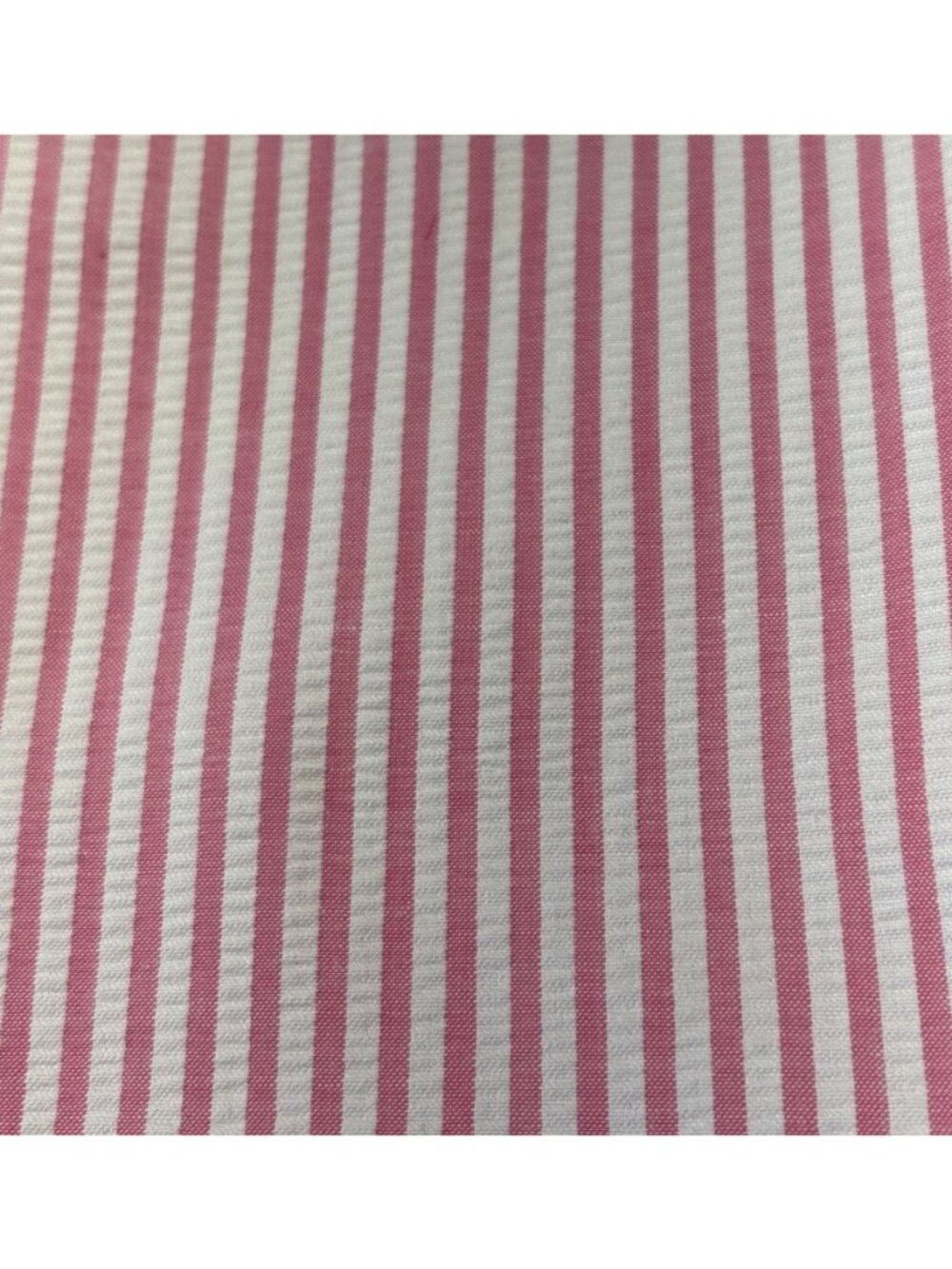 Pink & White Striped Cotton Fabric 18x22" Sewing Quilting Crafting